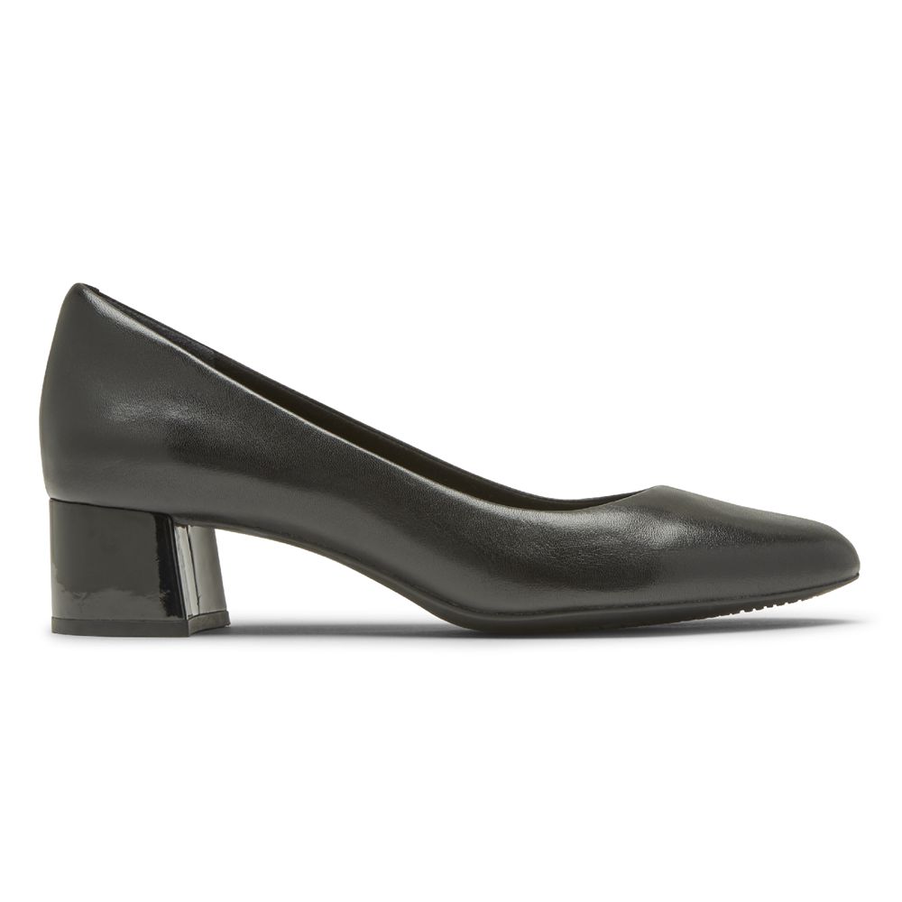 Rockport Women's Total Motion Sydney Pumps - Black - USA (6518TIPCO)